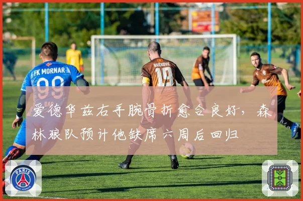 爱德华兹右手腕骨折愈合良好，森林狼队预计他缺席六周后回归